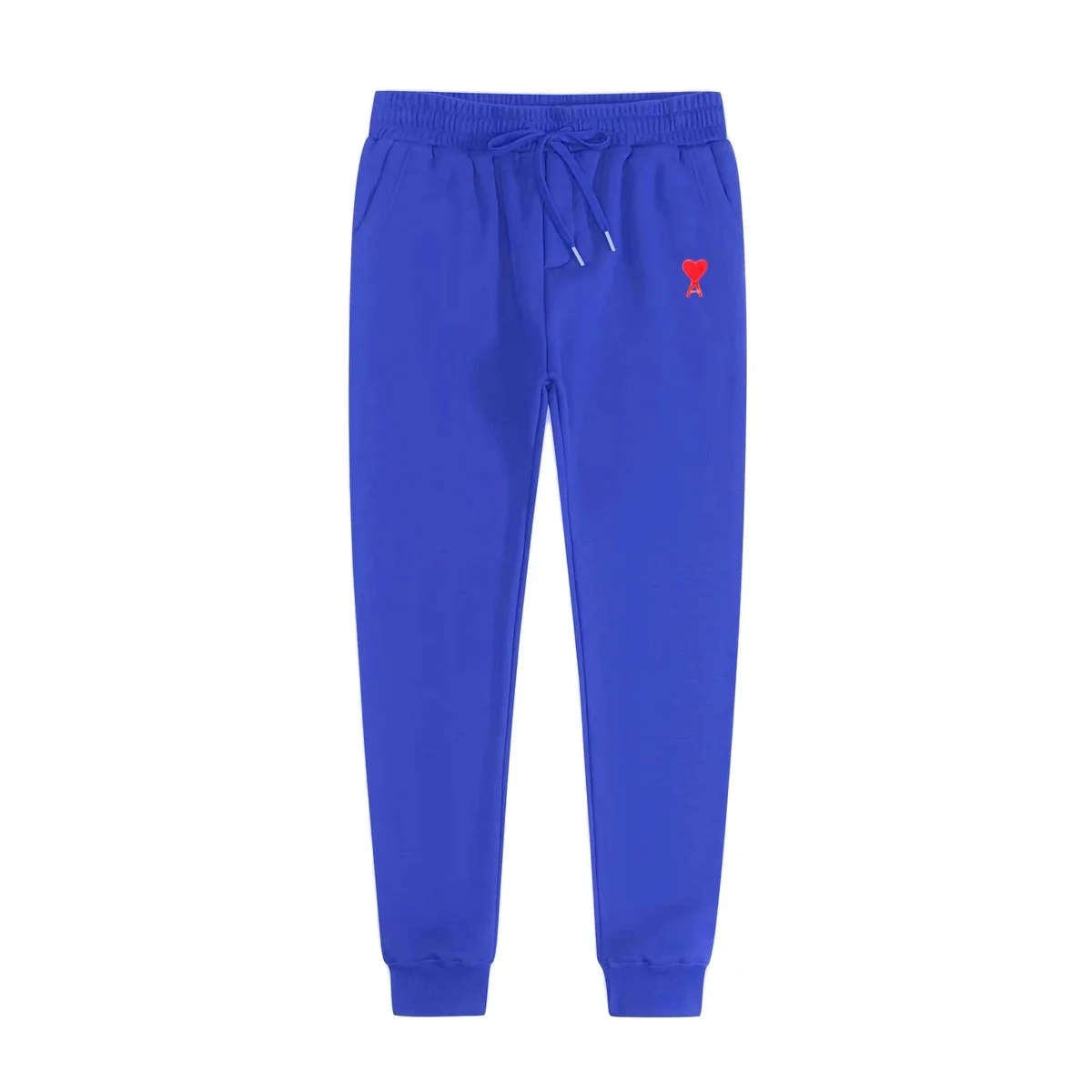 Ami Paris Blue AM Heart Sweatpants