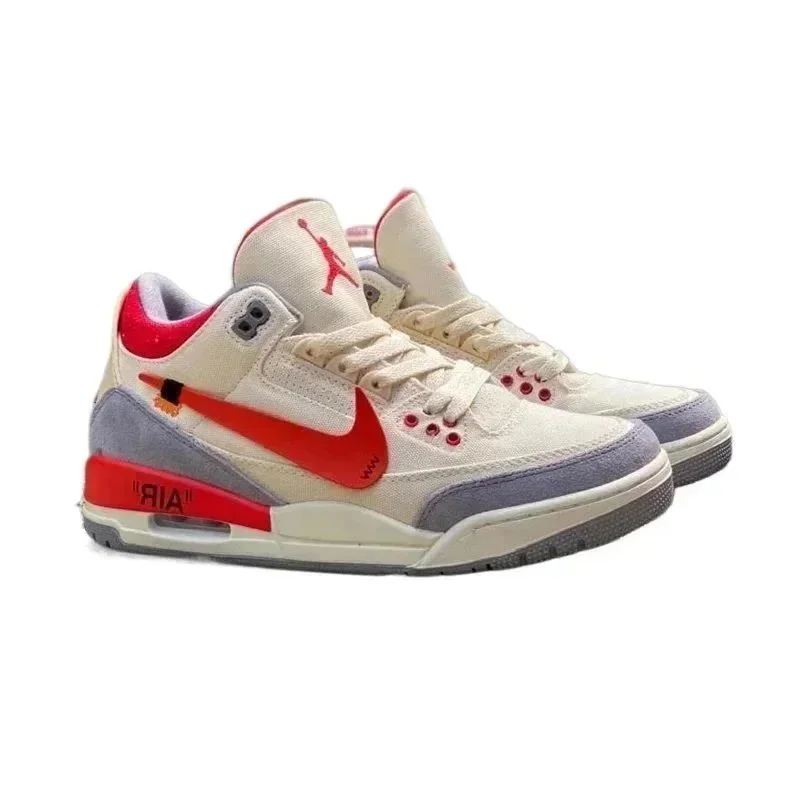 Nike Air Jordan 3 Off-White Muslin DH7139-100 Sneakers