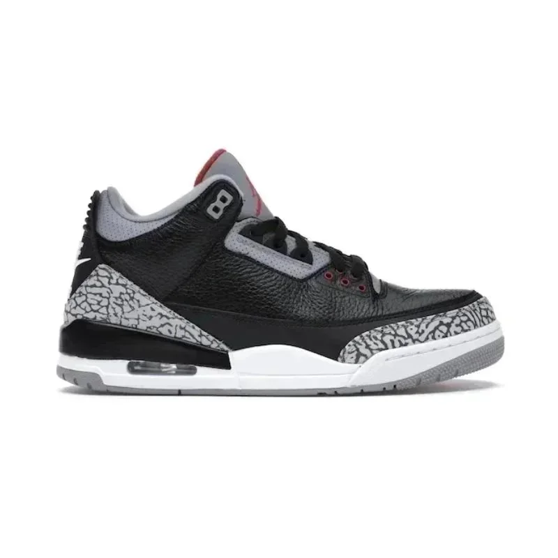 Nike Air Jordan 3 Black Cement Sneakers