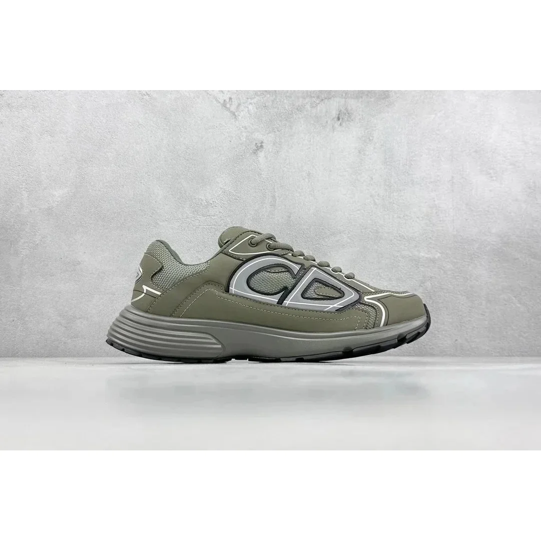 Dior Lady Dior Olive Green Sneakers