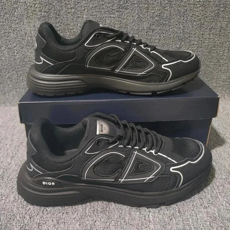 Dior Air Force 1 Black White Sneakers
