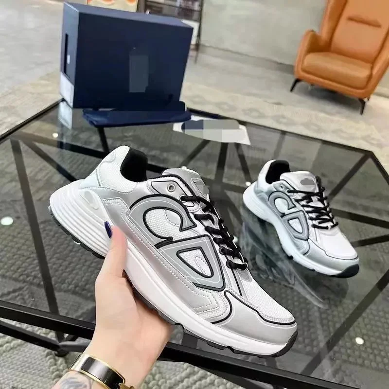 Rick Owens Geobasket Silver/Black Sneakers