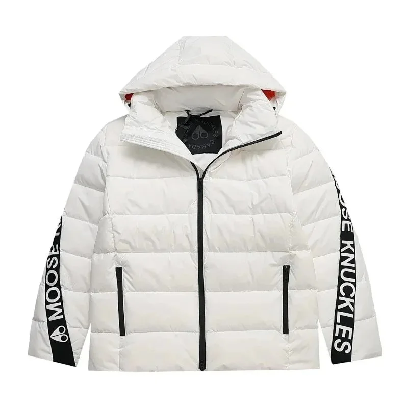 Moose Knuckles White Arctic Program Parka