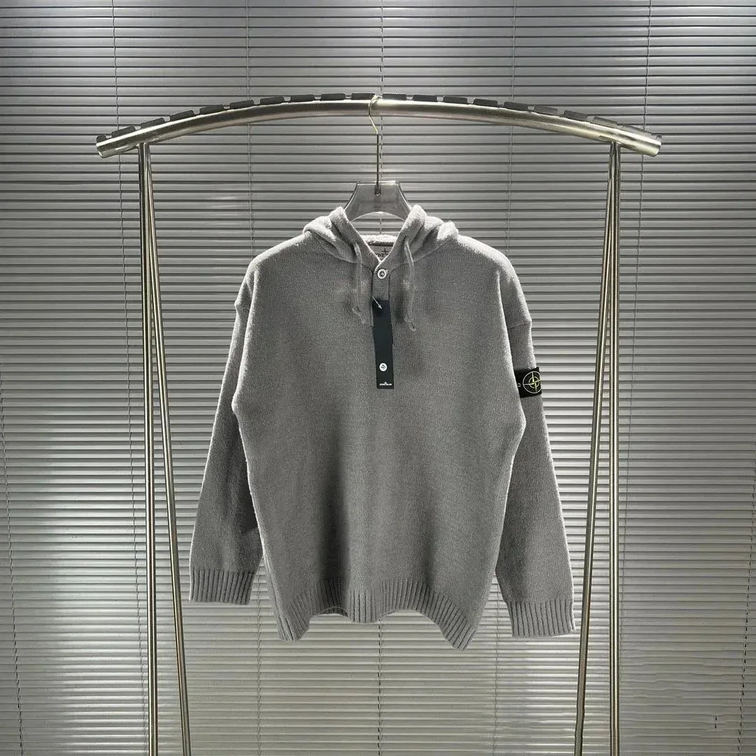 Stone Island 68-15 Grey Hoodie Sweatshirt