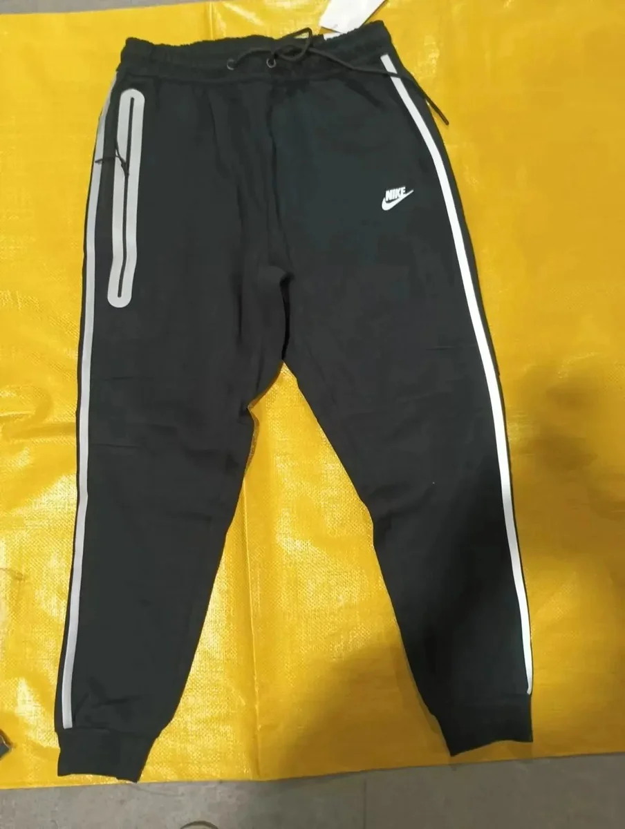 Nike Air Force 1 Black Solid Sweatpants