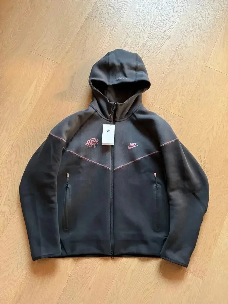 Nike Tech Fleece Hoodie Black/Pink