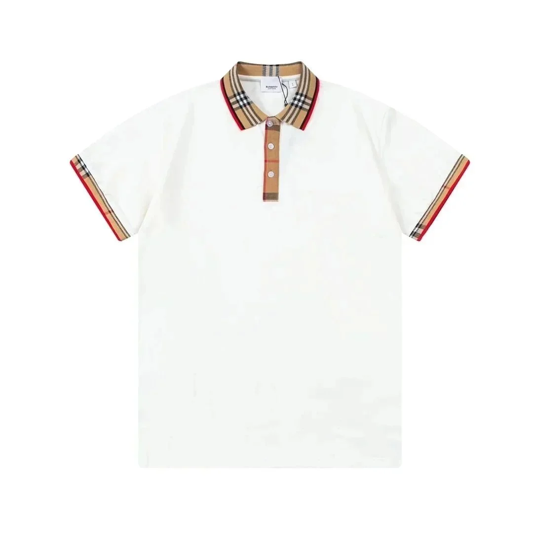 Burberry TB Monogram Polo Shirt White