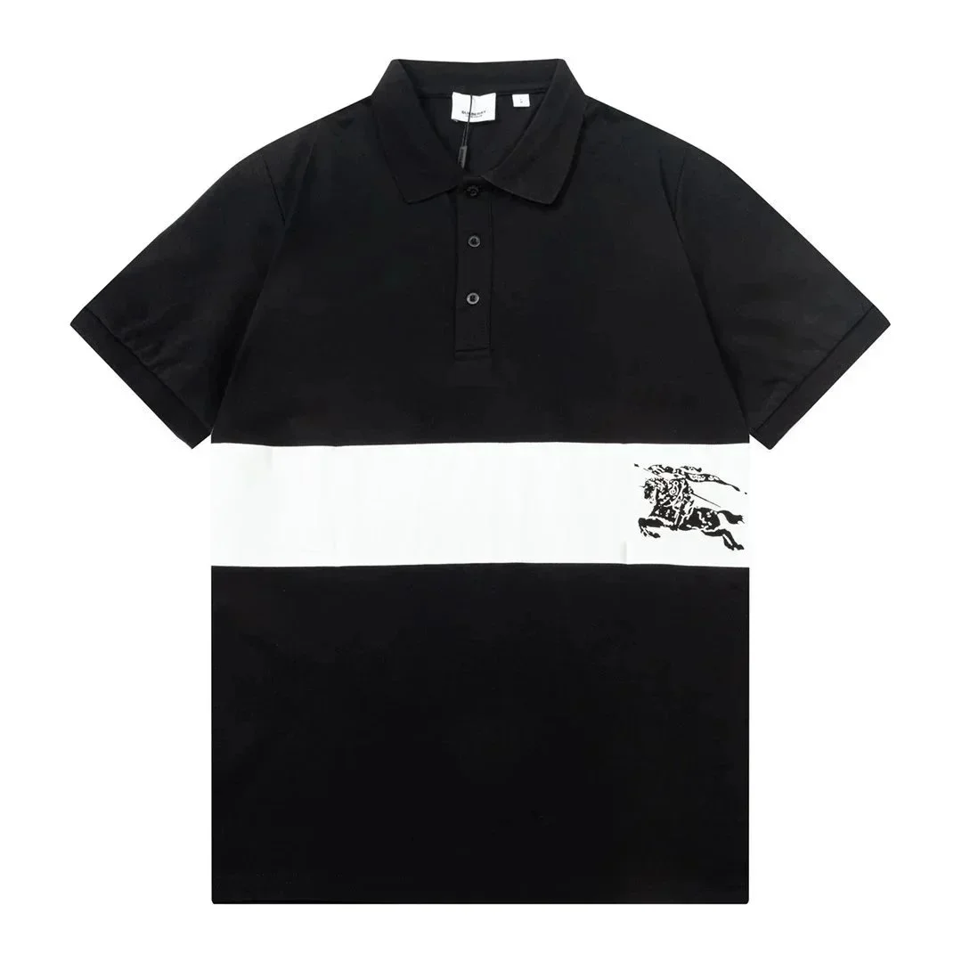 Burberry Black & White Polo Shirt