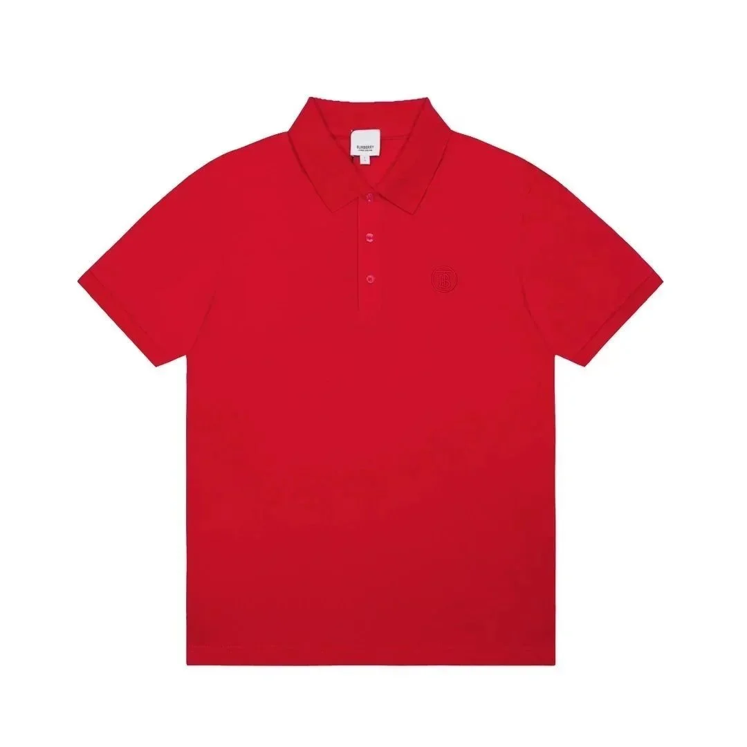 Burberry Red Monogram Polo Shirt