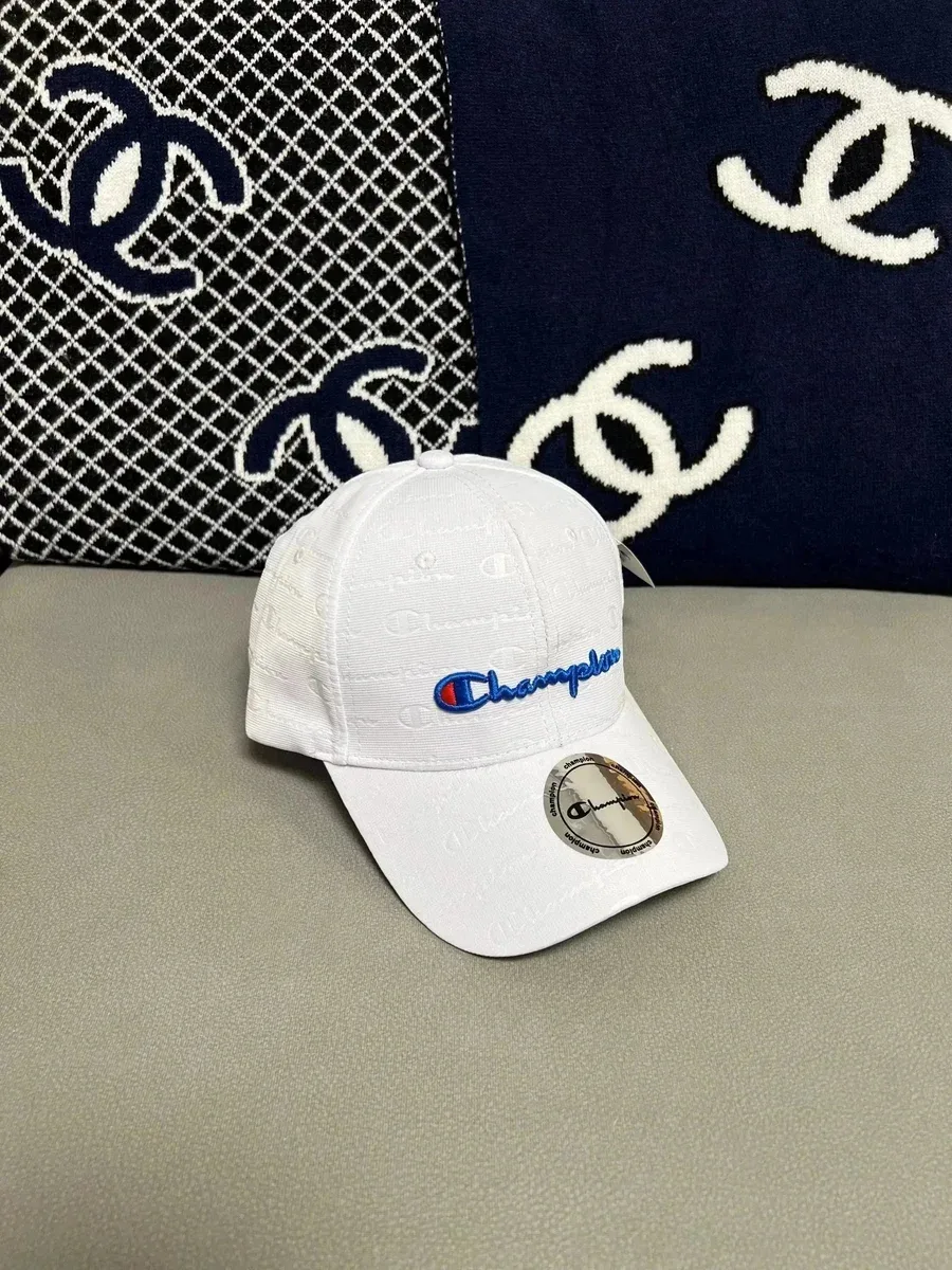 Champion White Champion Script Cap Headwear