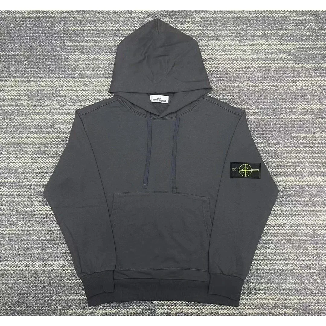 Stone Island 68-15 Hoodie Dark Grey Sweatshirt