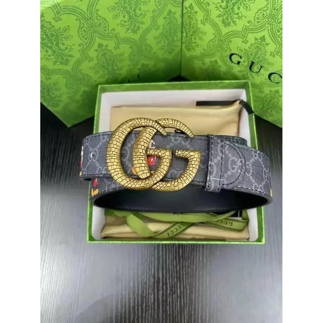 Gucci GG Marmont Belt Black Multicolor Belt