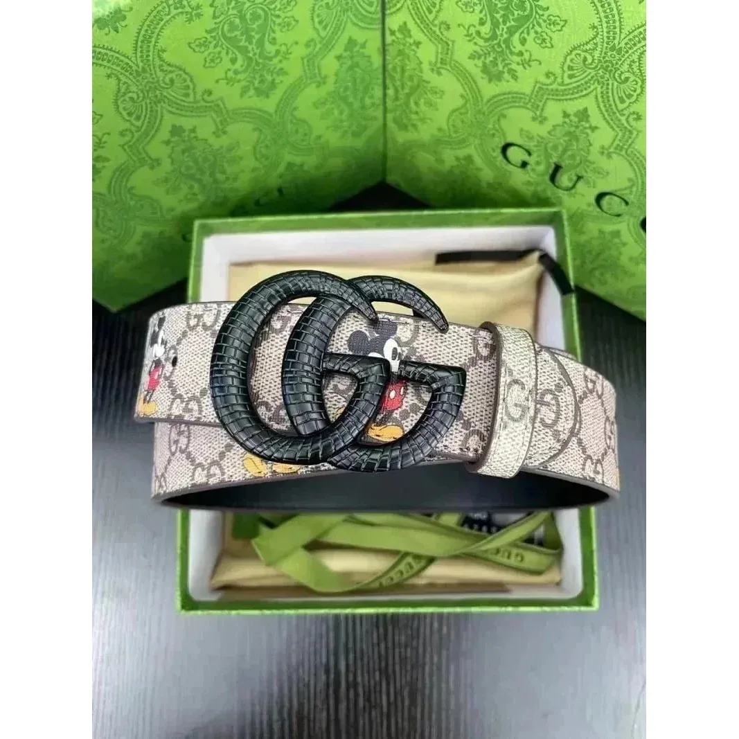 Gucci GG Supreme Mickey Mouse Belt