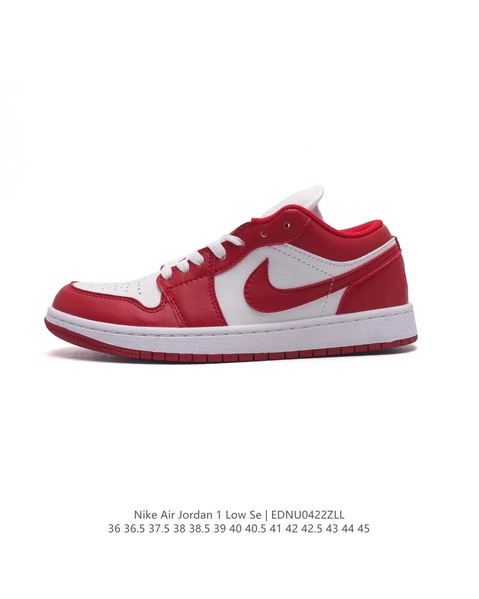 Nike Air Jordan 1 Low Se Gym Red/White Sneakers