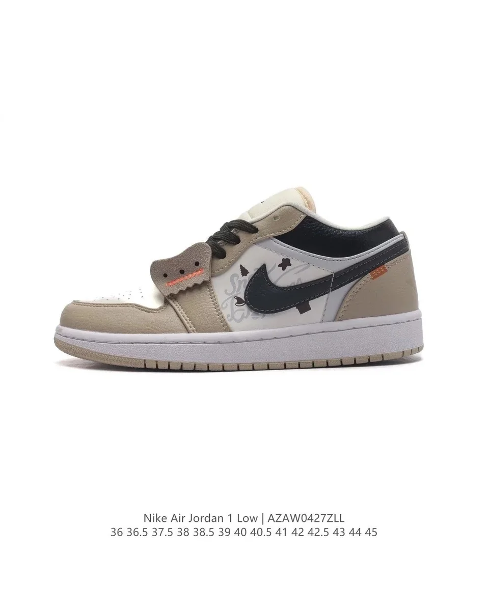 Nike Air Jordan 1 Low 'Sail/Black' Sneakers