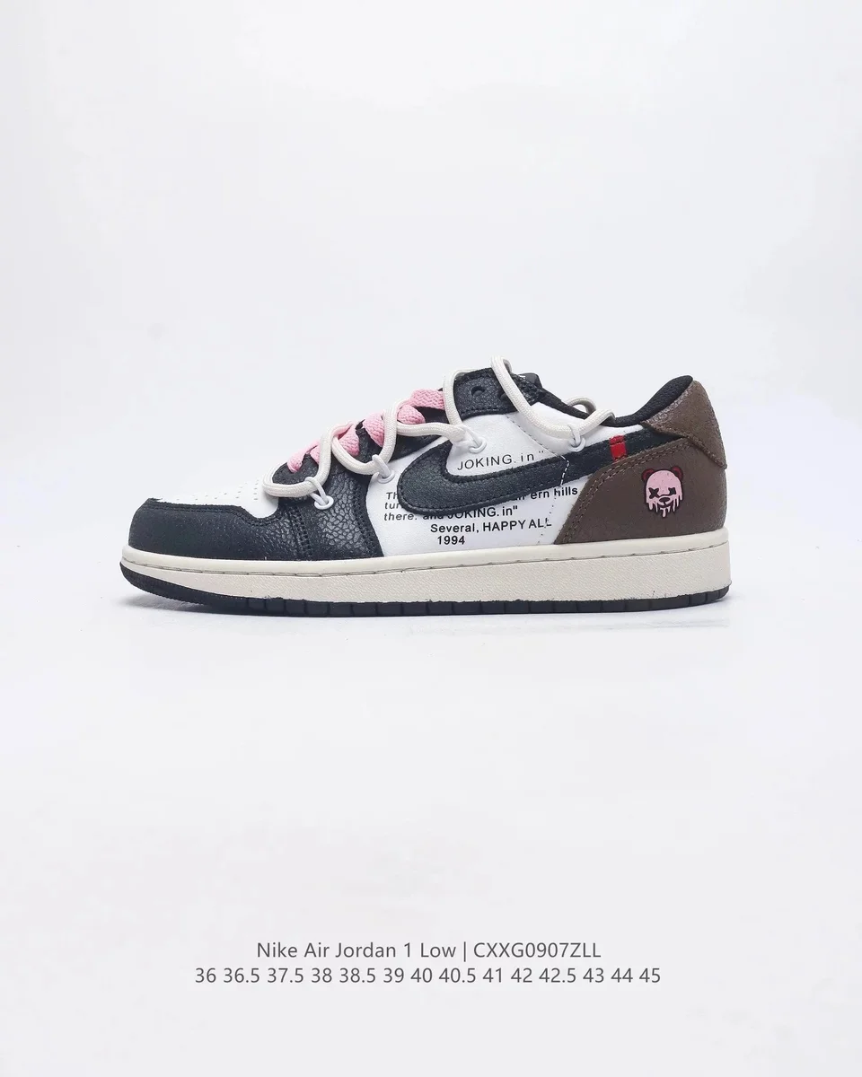 Nike Air Jordan 1 Low 'Joking' White/Black/Pink Sneakers