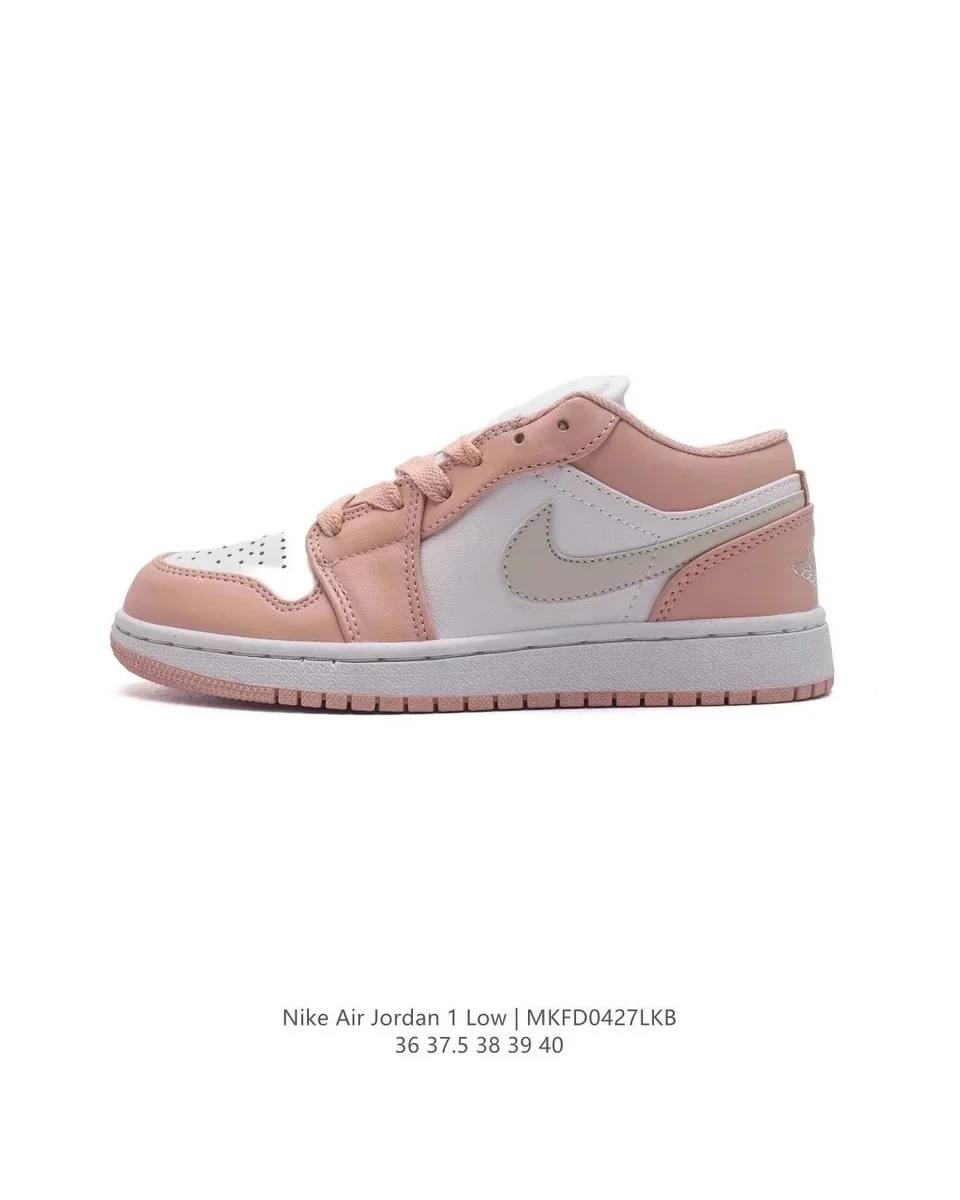 Nike Air Jordan 1 Low Pink Sail Sneakers