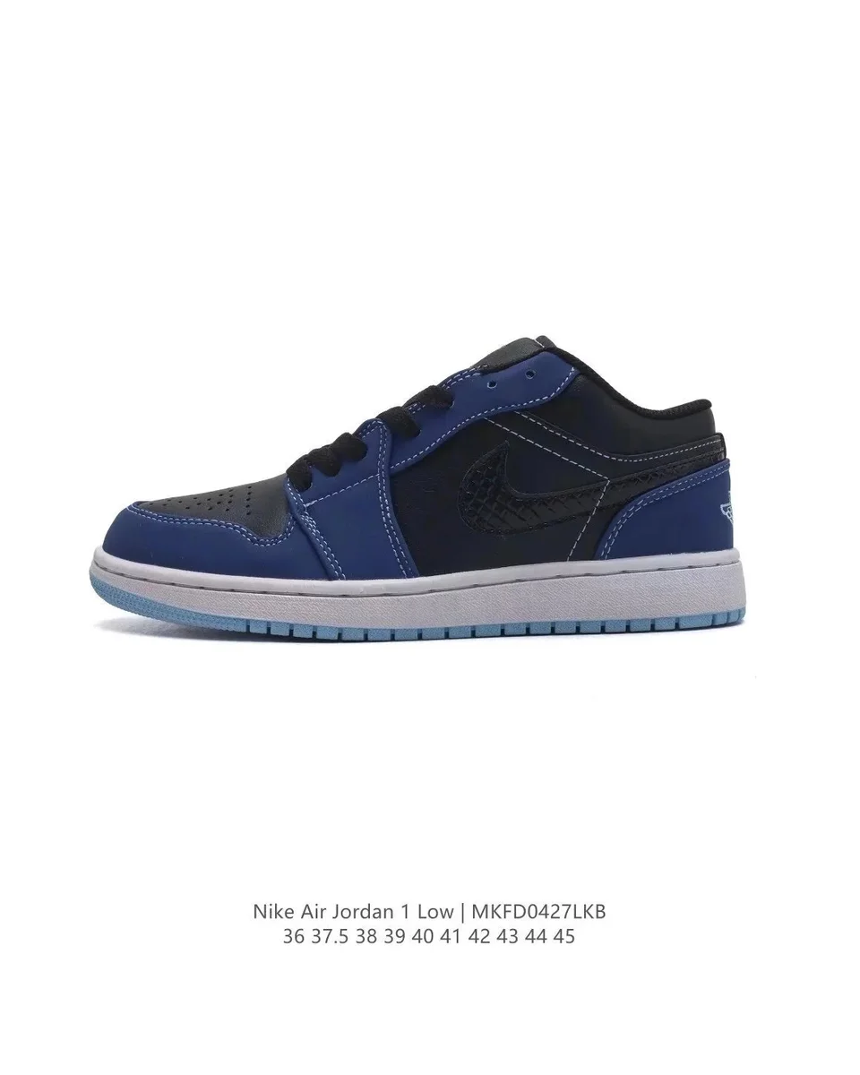 Nike Air Jordan 1 Low Midnight Navy/Black Sneakers