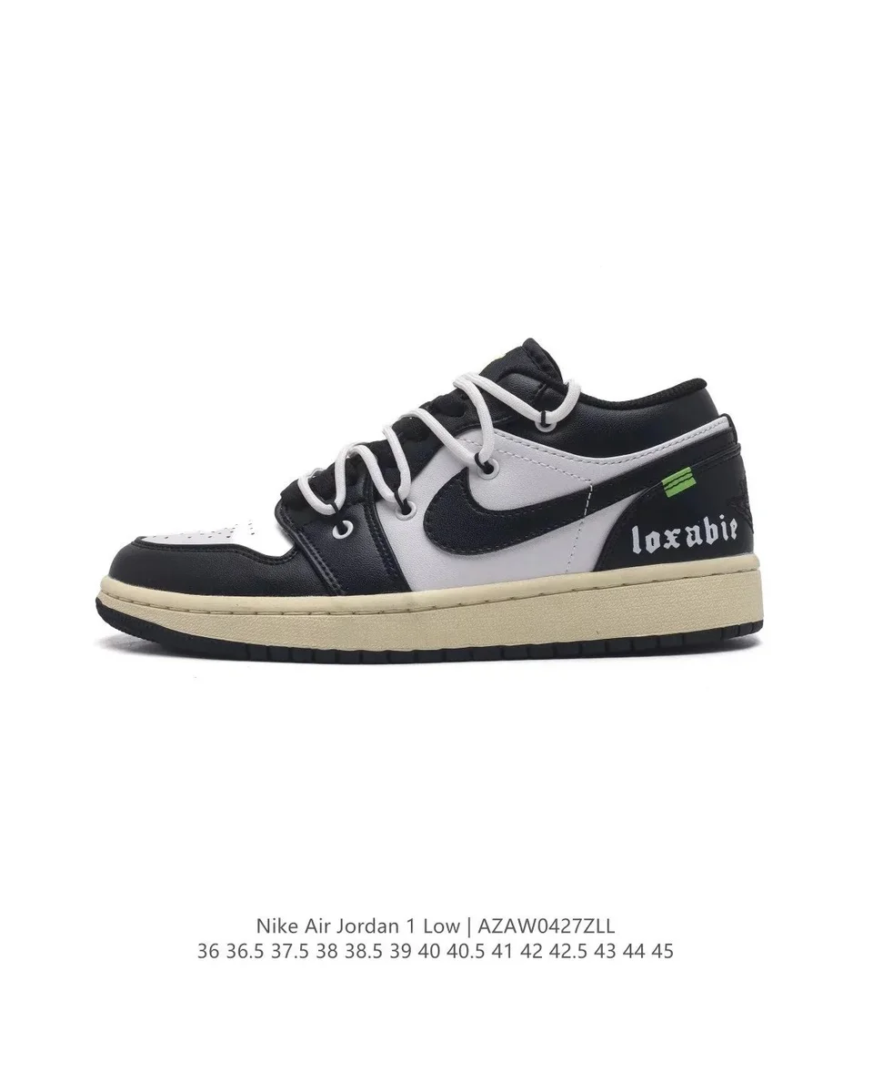 Nike Air Jordan 1 Low 'Black/White' Sneakers