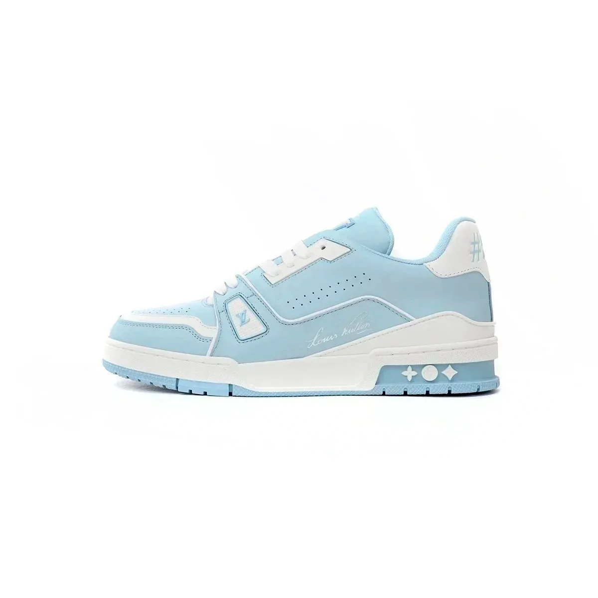 Louis Vuitton LV Trainer Light Blue Sneakers