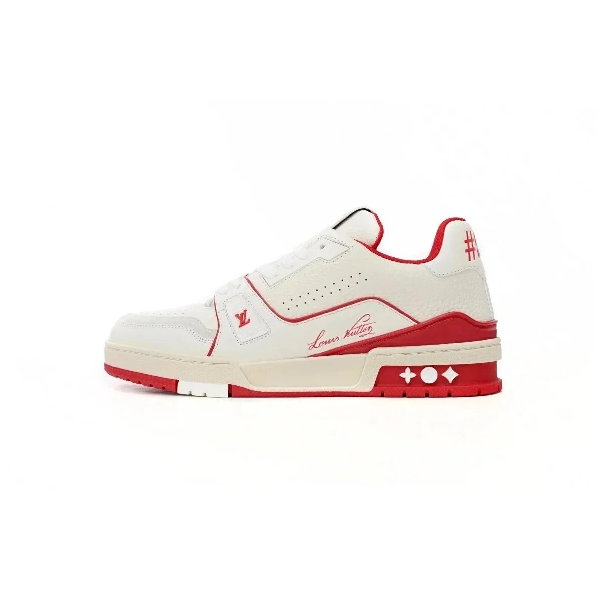 Louis Vuitton LV Trainer White/Red Sneakers