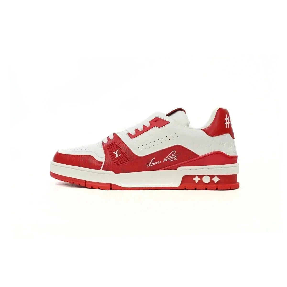 Louis Vuitton LV Trainer Red/White Sneakers