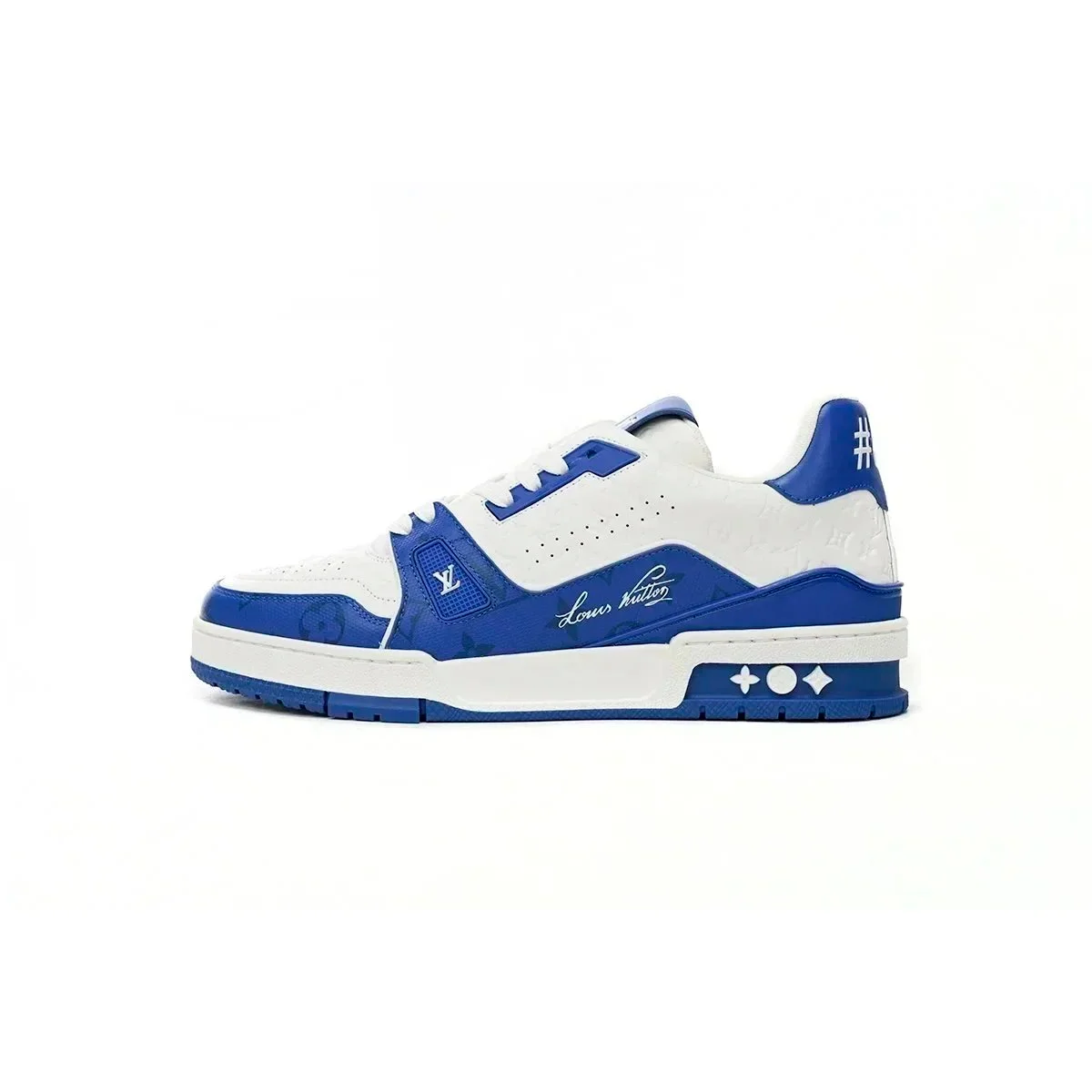 Louis Vuitton LV Trainer White/Blue Sneakers