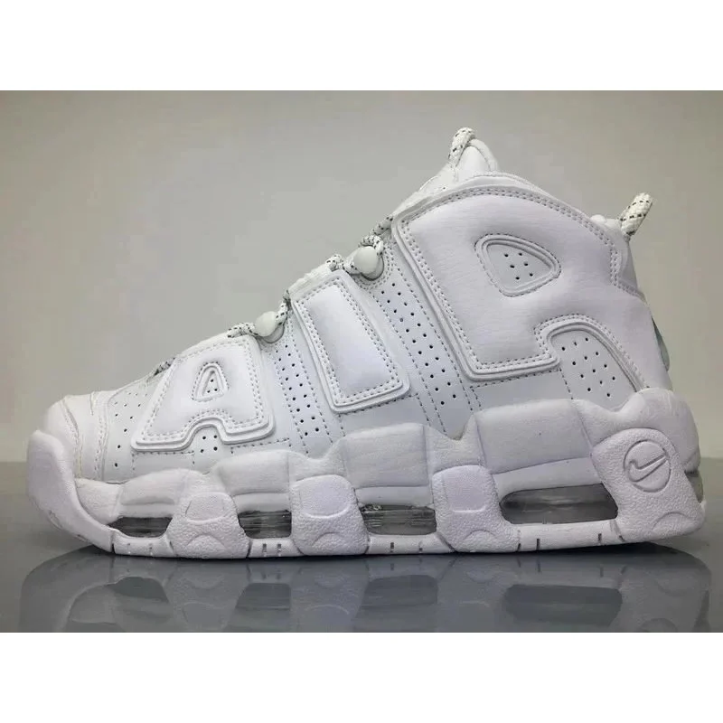 Nike Air More Uptempo 32 Triple White Sneakers