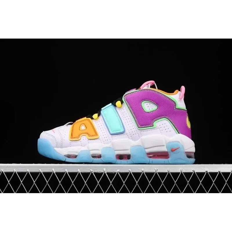 Nike Air More Uptempo 'Colorful Patch' Sneakers