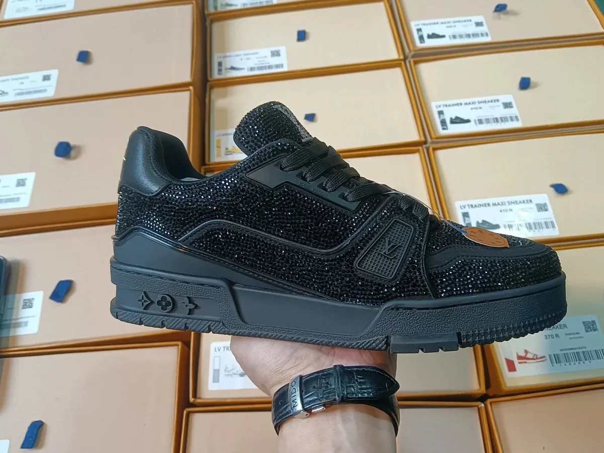 Louis Vuitton LV Trainer Maxi Sneaker Triple Black Sneakers