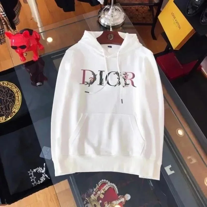 Dior Classic Logo White Hoodie