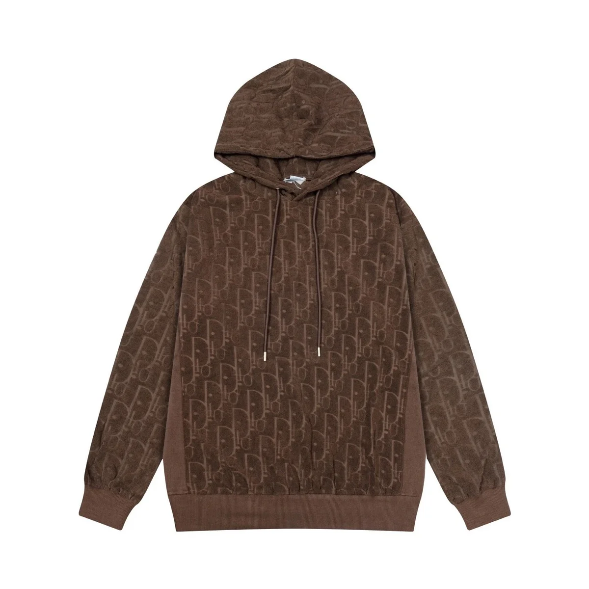 Dior Classic Logo Brown Hoodie