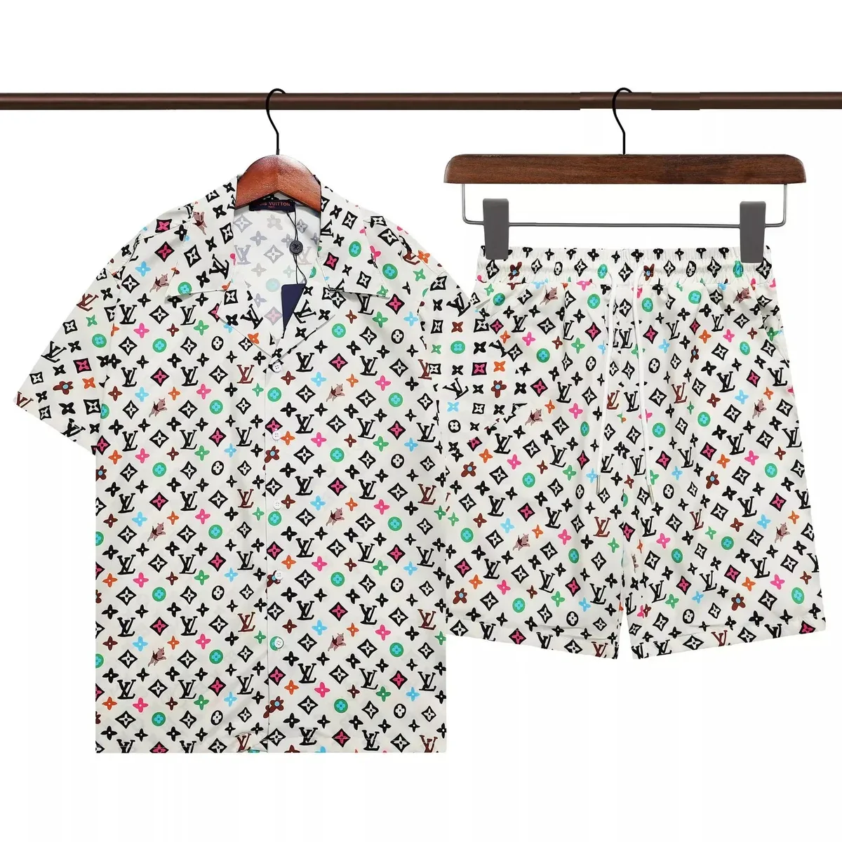 Louis Vuitton Tabi Monogram Print Set White