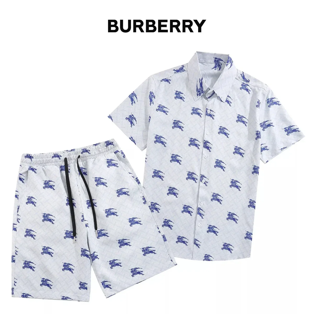Burberry Blue Horse Print Co-ord Set