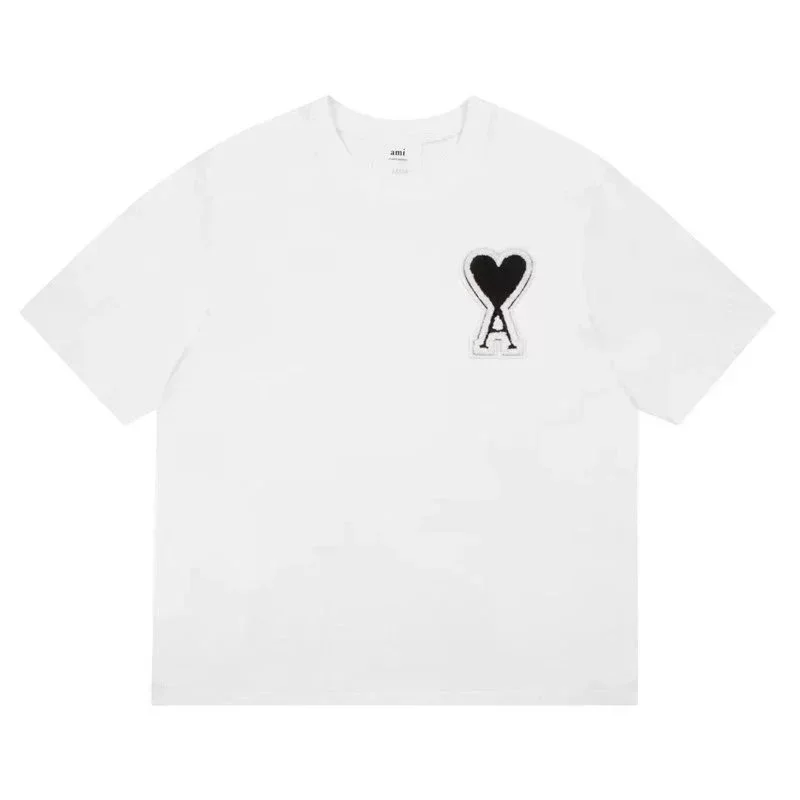 Ami White Heart Logo T-Shirt