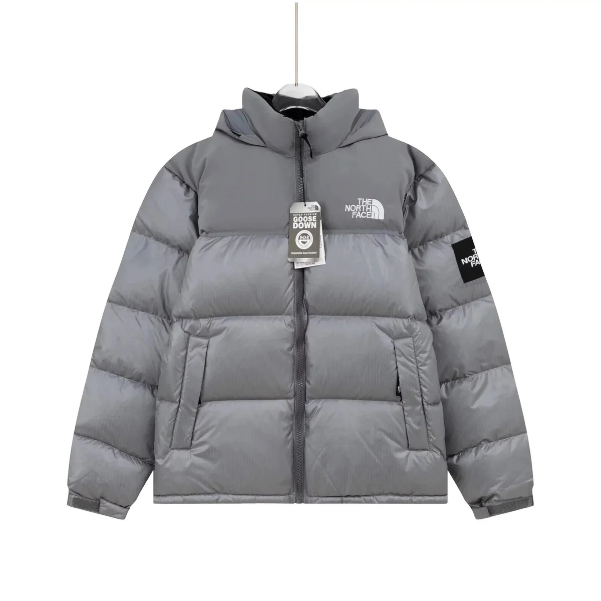 The North Face Nuptse Grey Parka