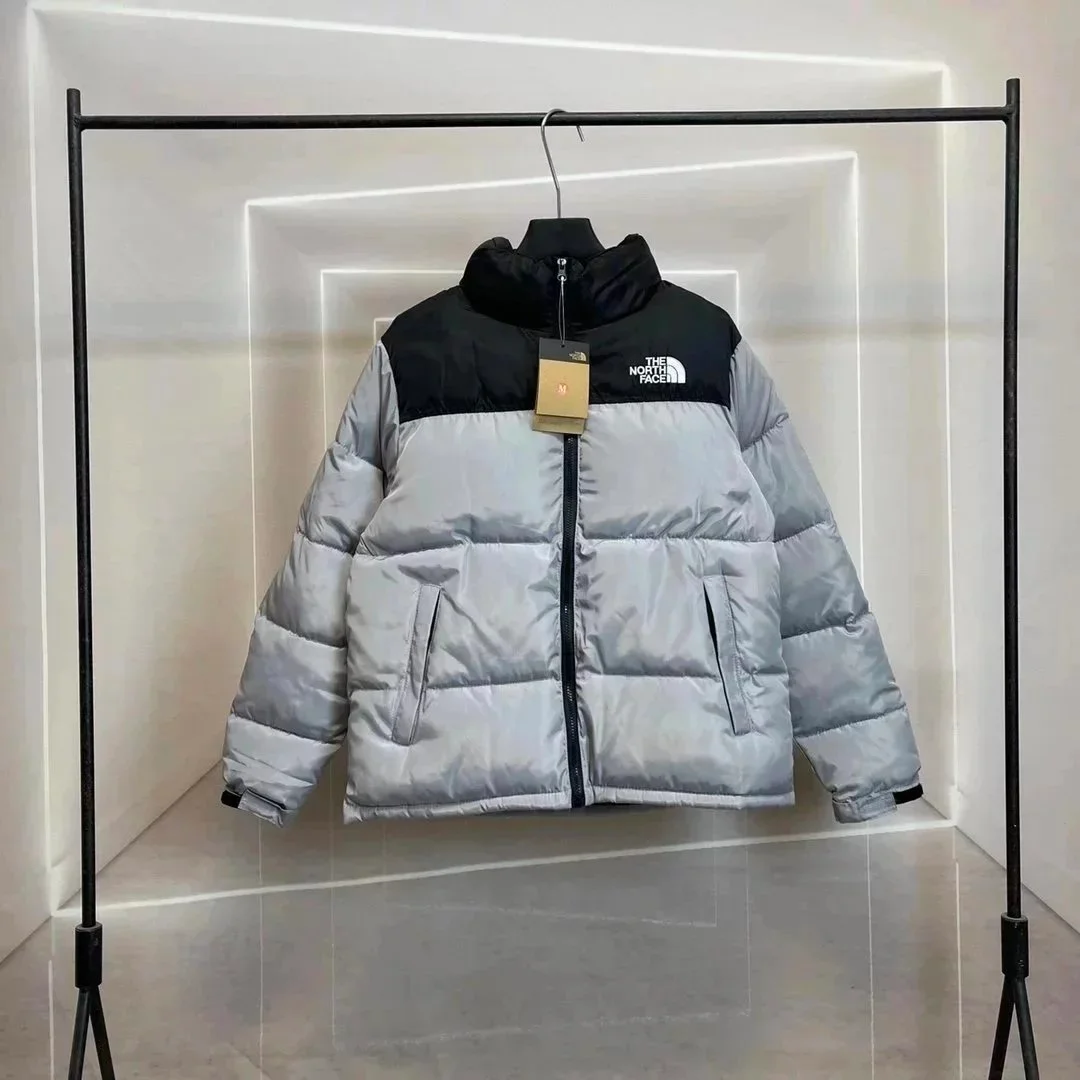 The North Face Nuptse Grey/Black Parka