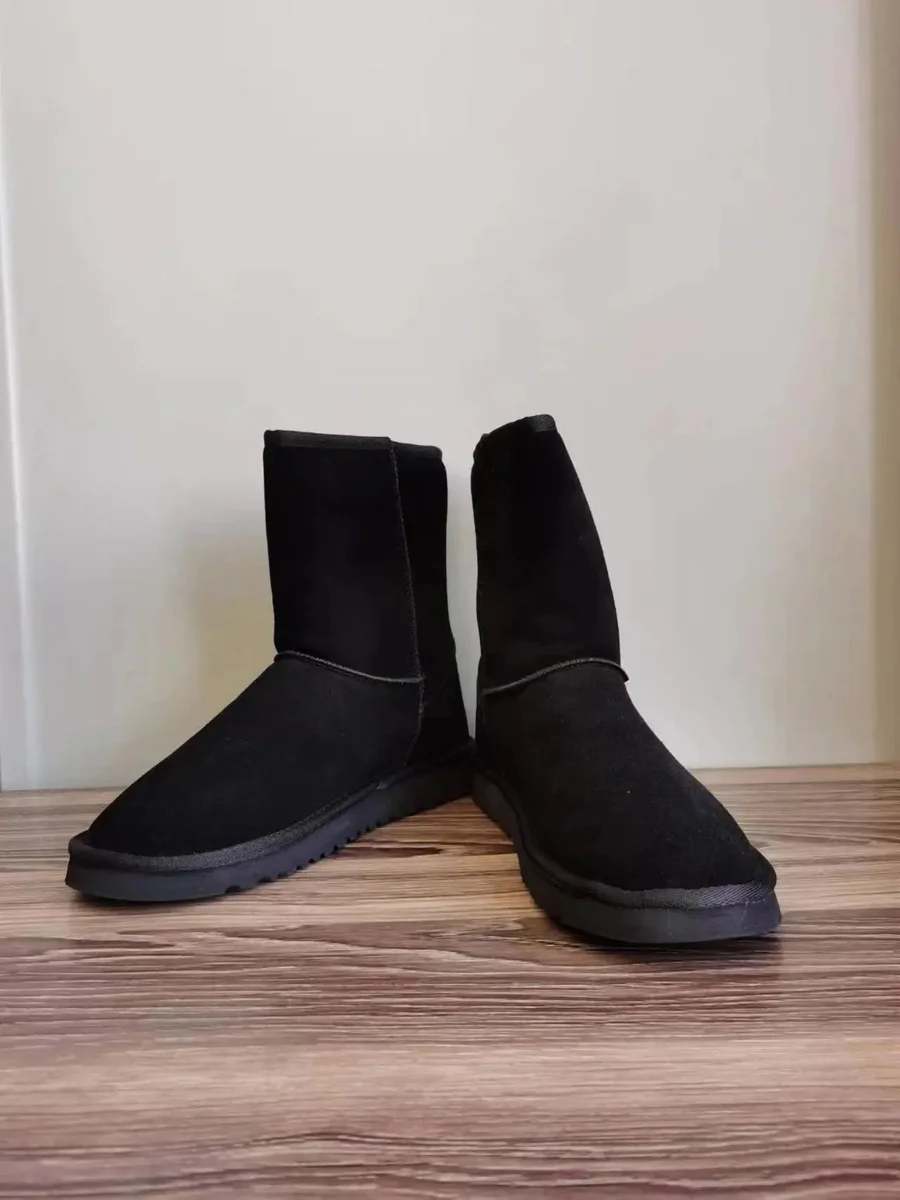 Black Classic Boots Winter Footwear