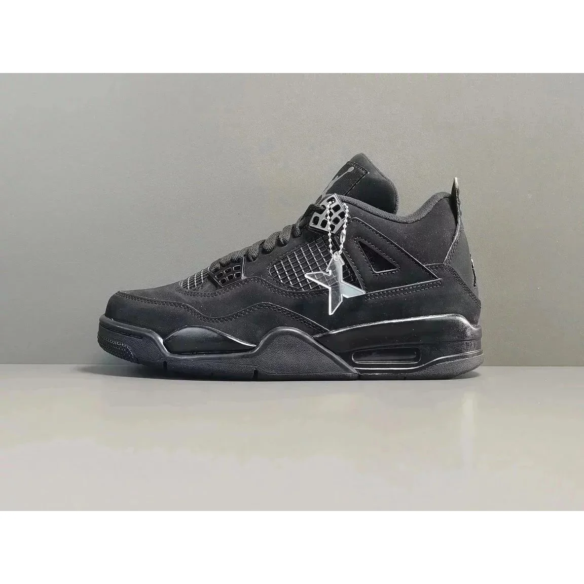 Nike Air Jordan 4 Black Triple Black Sneakers