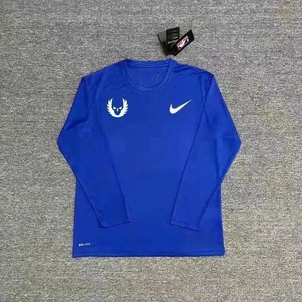Nike Long Sleeve 5 Royal Blue Tops