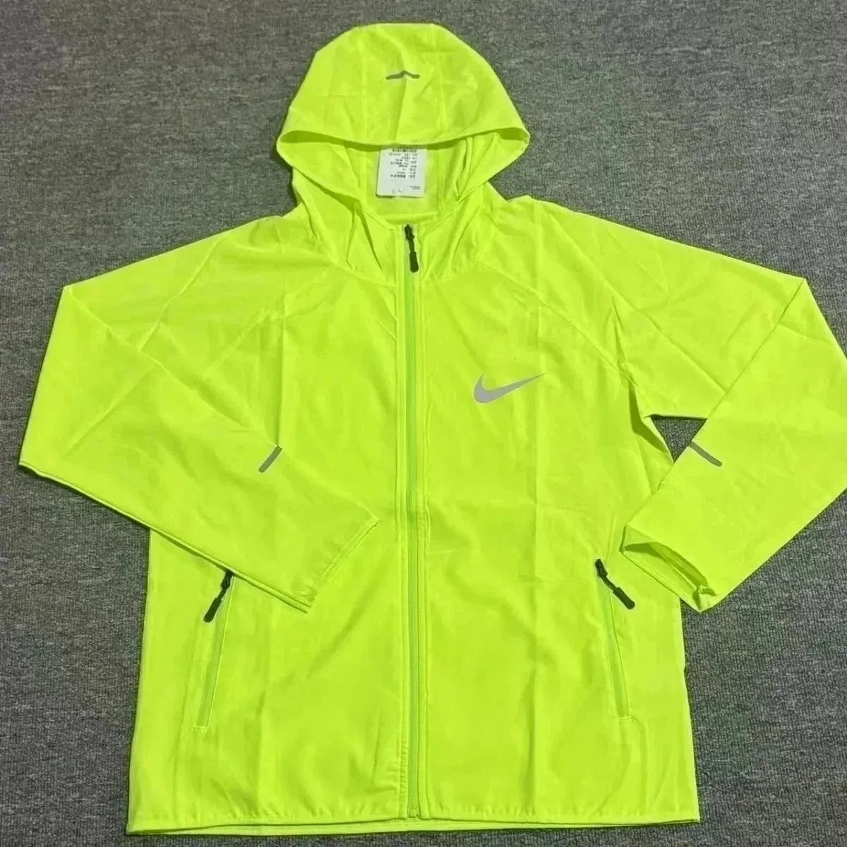Nike Nike Air Neon Yellow Lightweight Jacket Yellow - 1