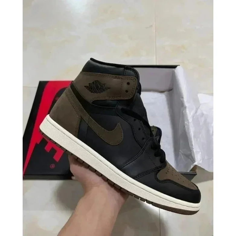 Nike Air Jordan 1 High Black/Brown Sneakers