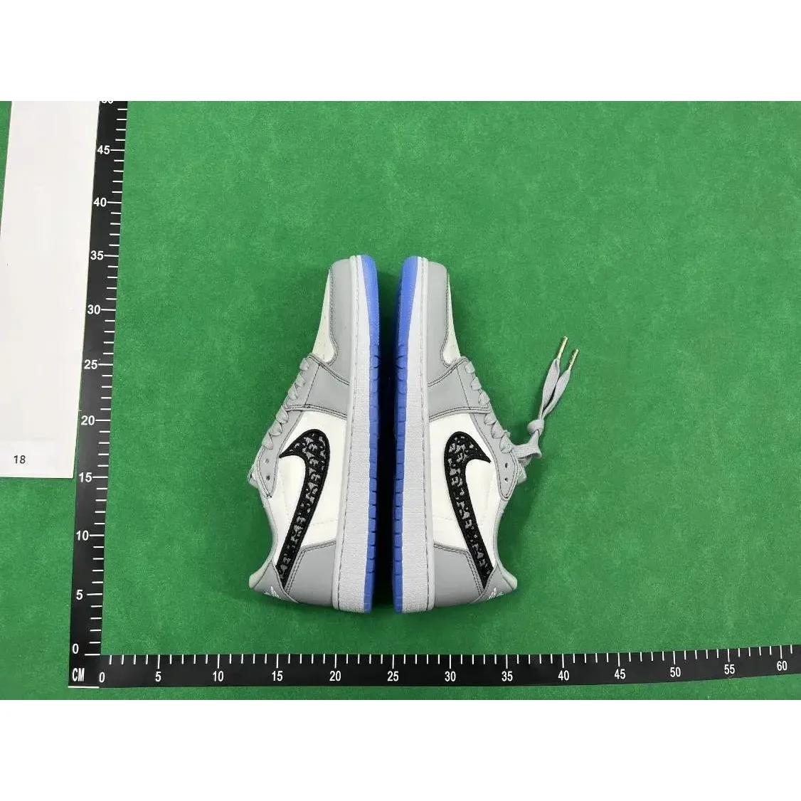 Nike Air Jordan 1 Low Triple Grey Sail Blue Sneakers