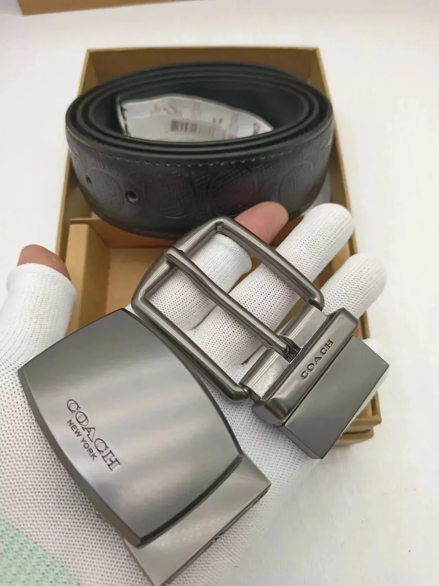 Coach New York Black Leather Belt