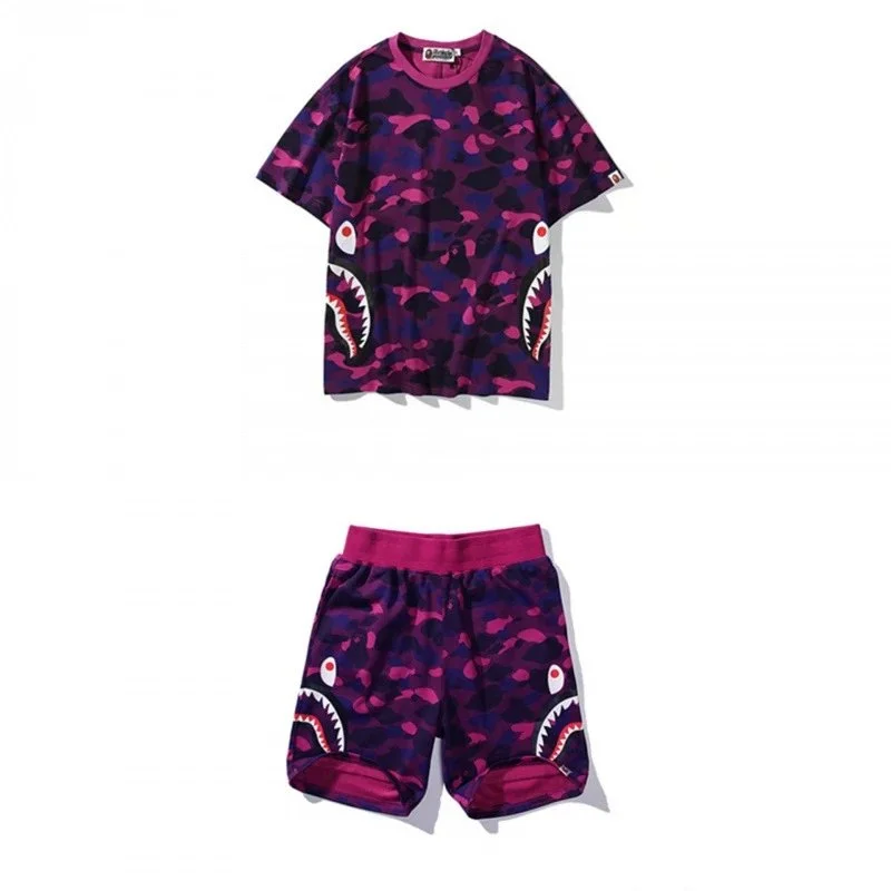 A Bathing Ape BAPE STA Pink Camo Set