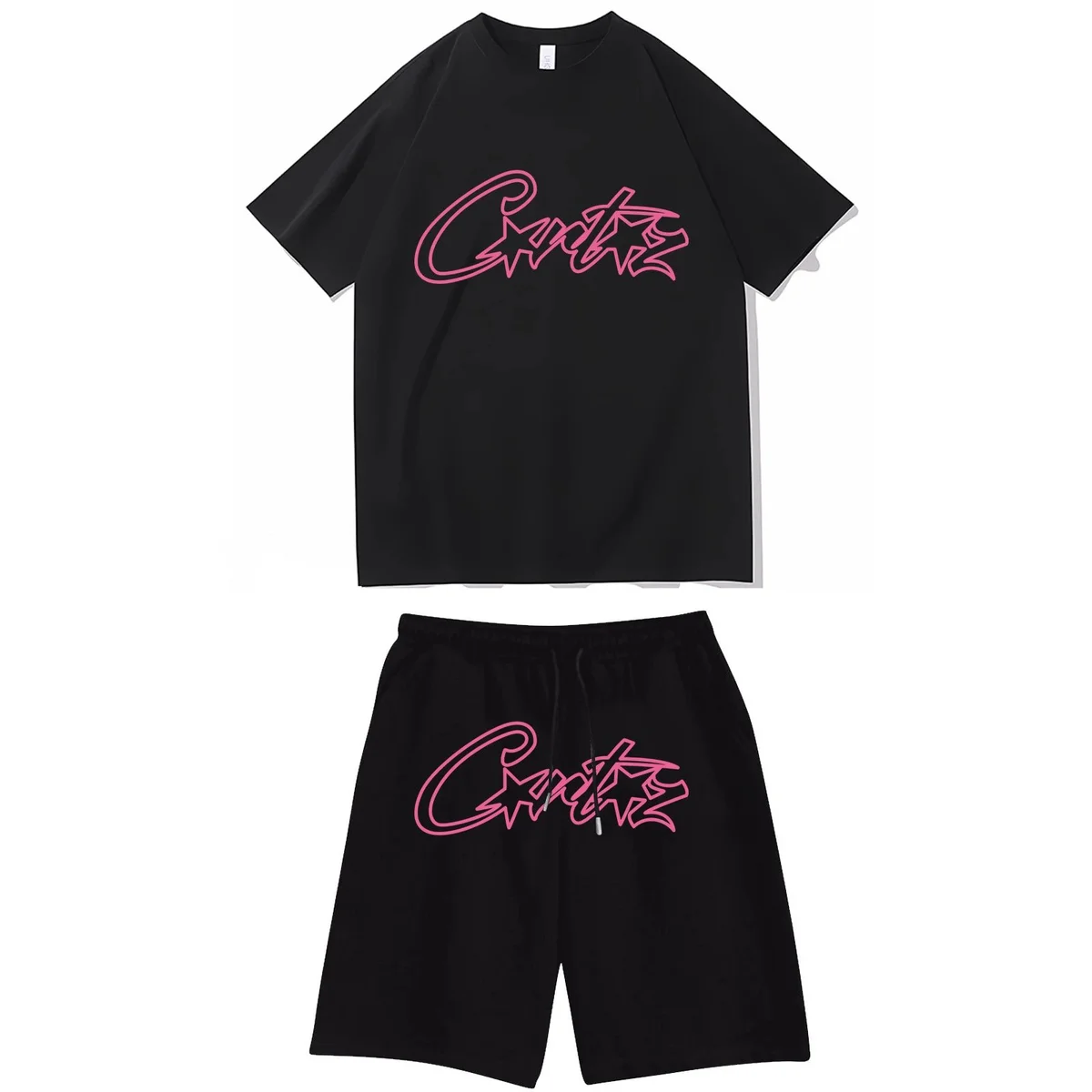 Black Pink 'Cute' Co-ord Set