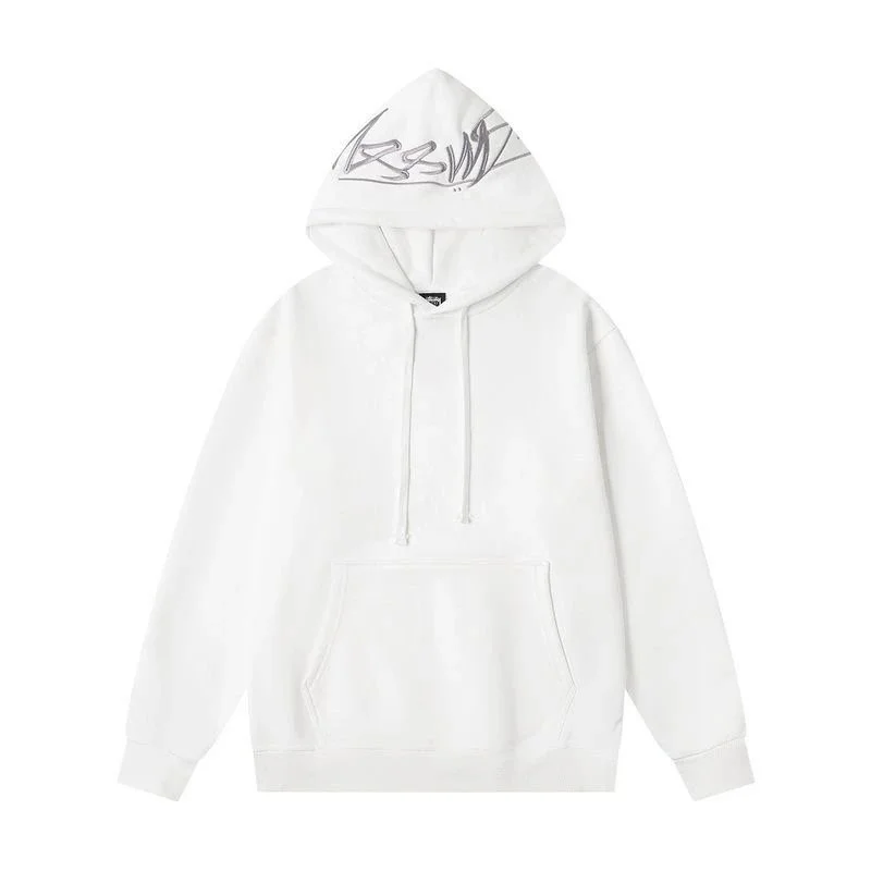 Stussy Stüssy Hoodie White Solid Sweatshirt