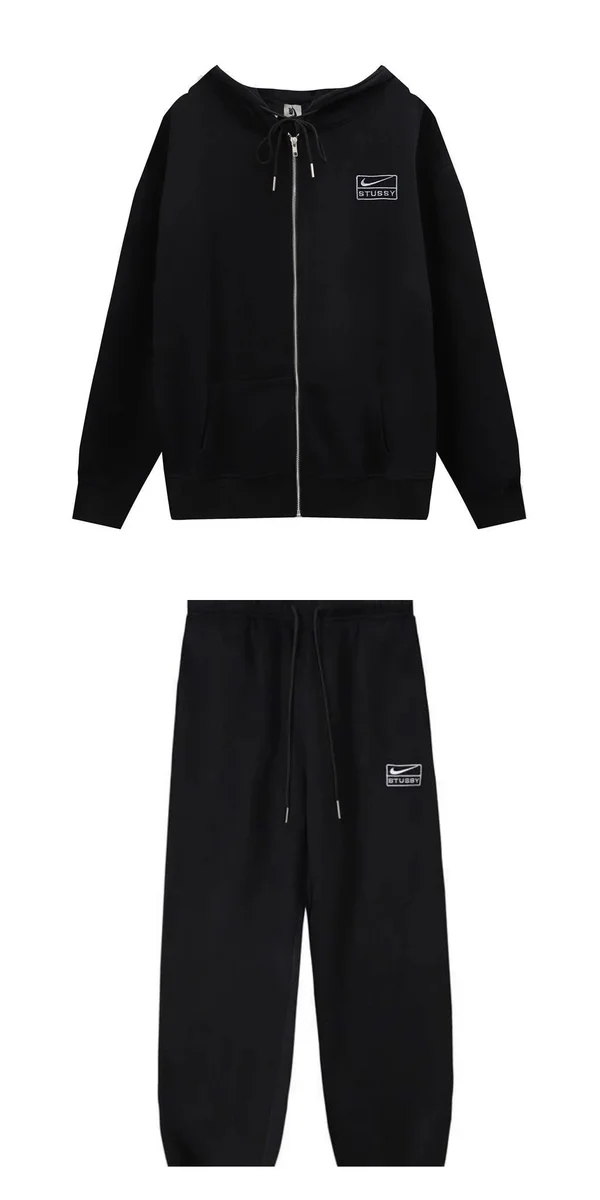 Stussy x Nike 06 Set Black Tracksuit