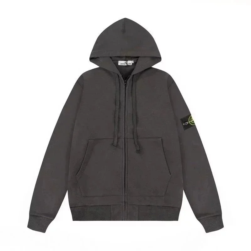 Stone Island 68-15 Hoodie Dark Grey Sweatshirt