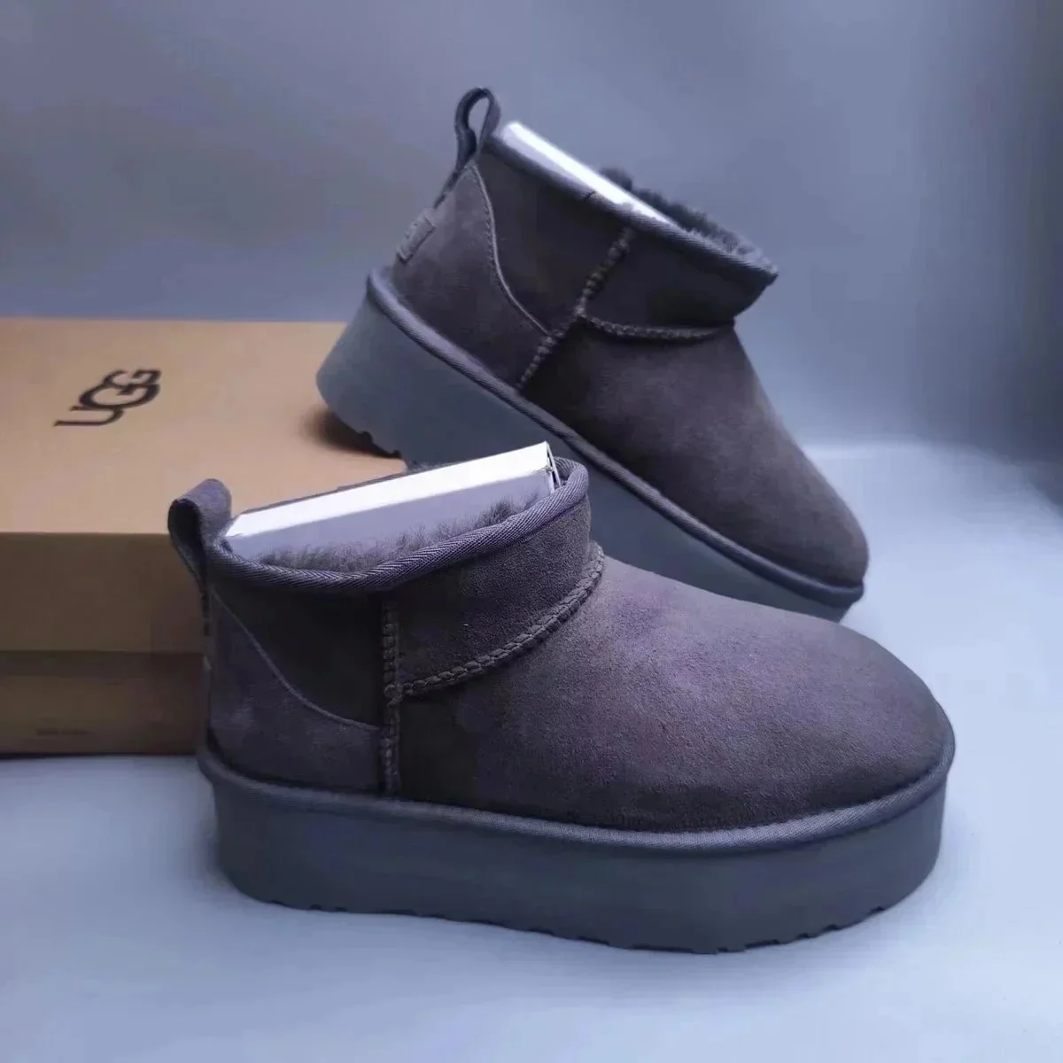 UGG Classic Short Slate Grey Boots